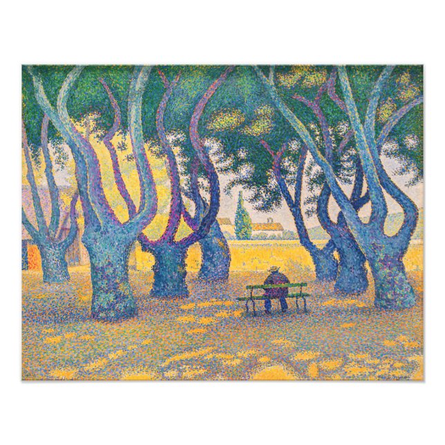 Foto Paul Signac - Place des Lices, Santo-Tropez (Frente)