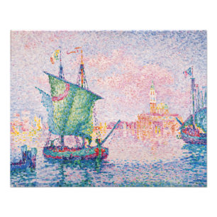 Foto Paul Signac - Veneza, A Nuvem Rosa