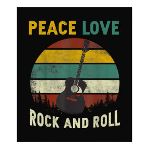 Foto Paz Amor & Rock & Roll Tocador de Guitarra Guitarr