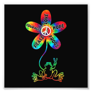 Foto Peace Courage Love Hope Sapos Hippie