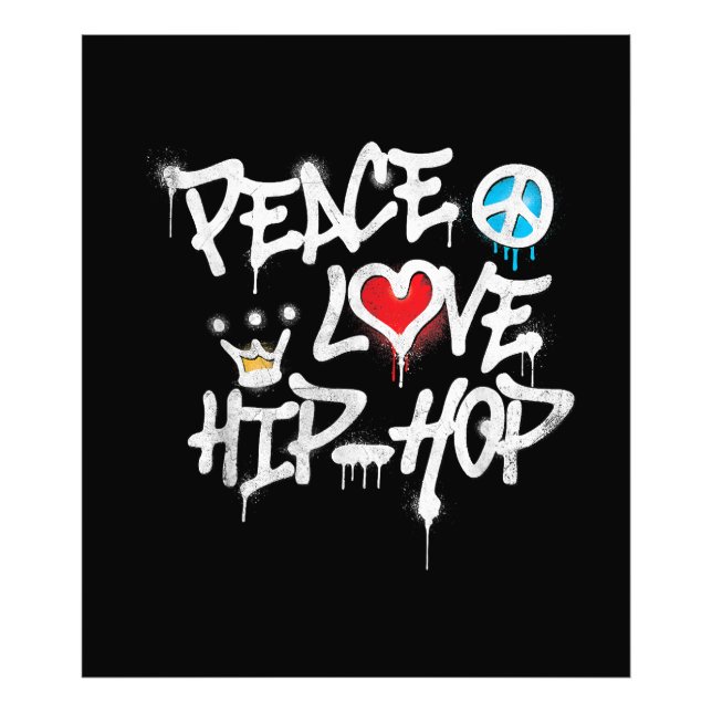 Foto Peace Love Hip Hop Dancing (Frente)