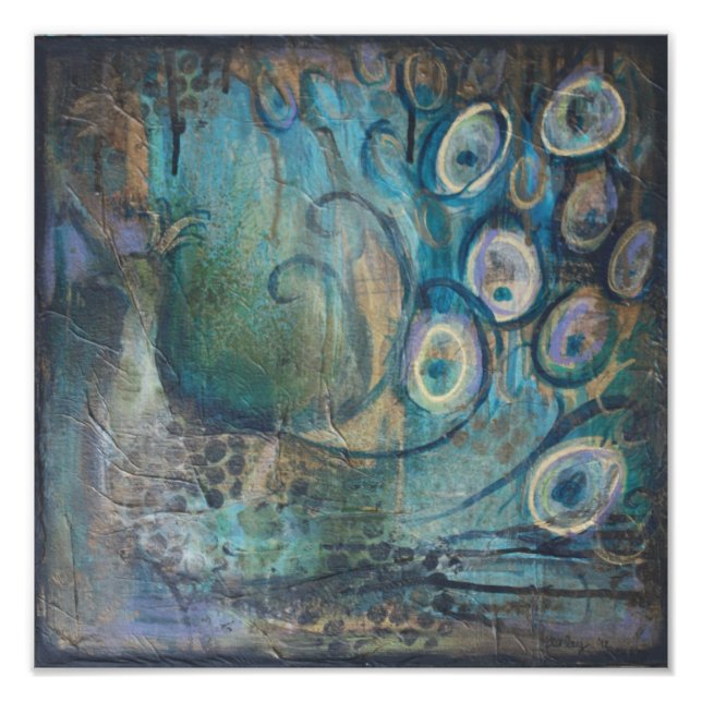 Foto Peacock Art Impressão (Frente)