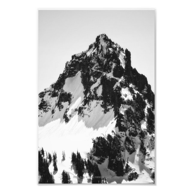 Foto Pedra, neve e árvores (Frente)