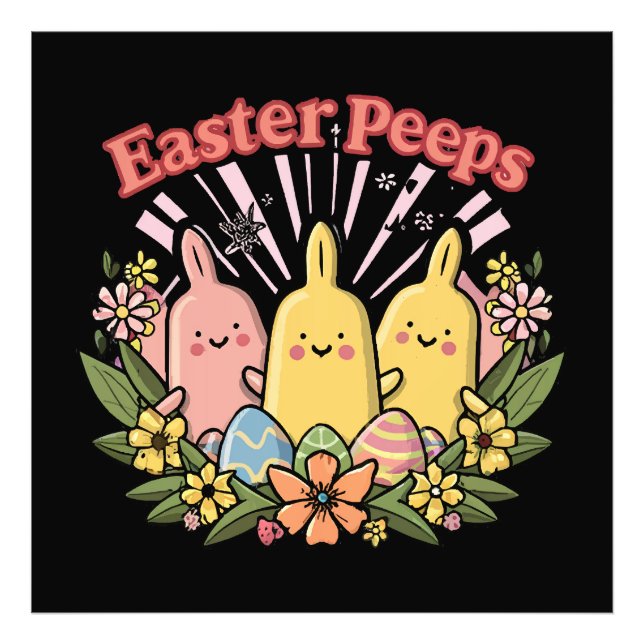 Foto Peeps de Páscoa (Frente)