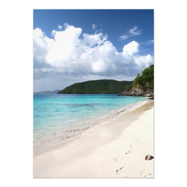 Foto Pegadas Na Areia (Frente)