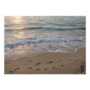 Foto Pegadas na Areia