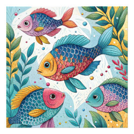 Foto Peixe-arco-íris submarino