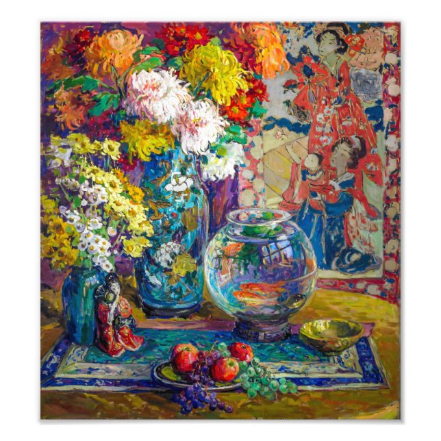 Foto Peixes, Frutas e Flores | Kathryn E. Cherry | (Frente)