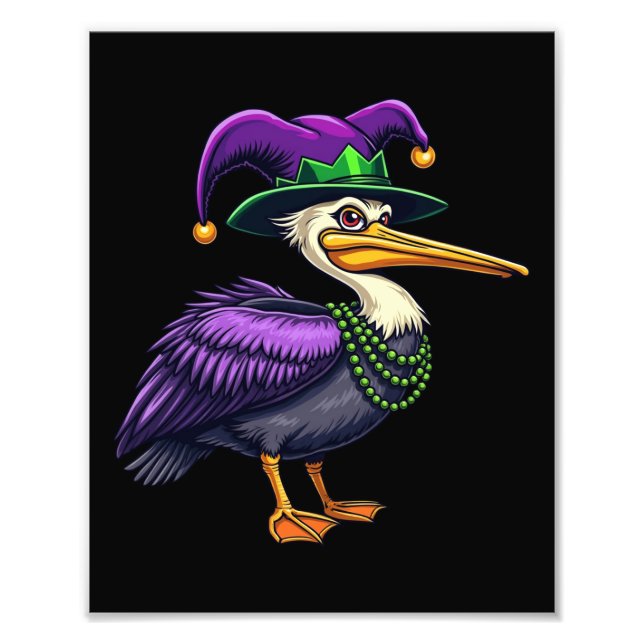 Foto Pelican Mardi Gras - Carnaval divertida para Amant (Frente)