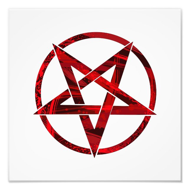 Foto Pentagrama do Diabo Vermelho (Frente)