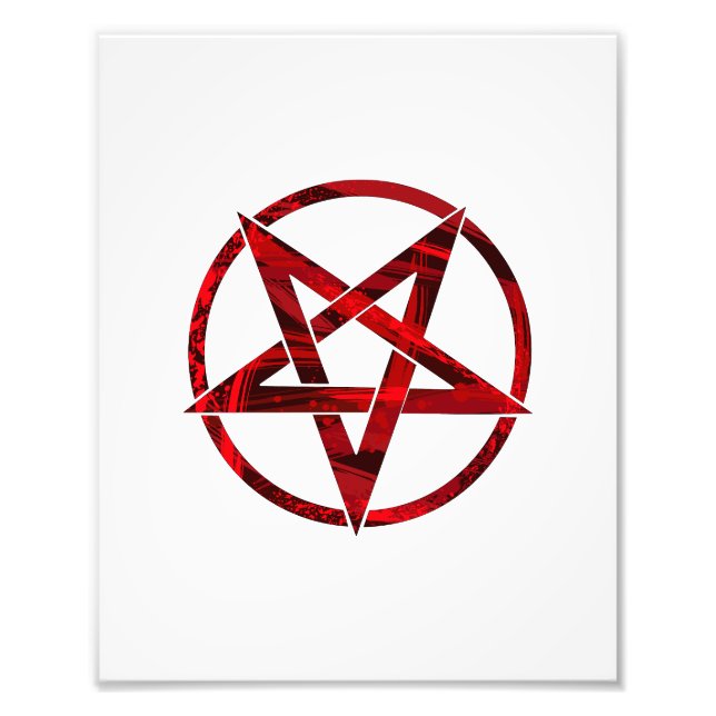 Foto Pentagrama do Diabo Vermelho (Frente)