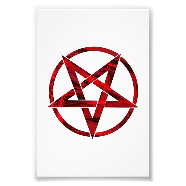 Foto Pentagrama do Diabo Vermelho (Frente)