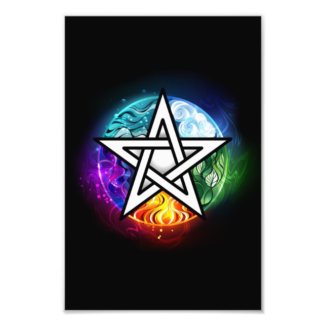 Foto Pentagrama do Wiccan (Frente)