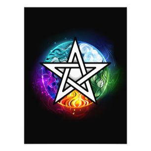 Foto pentagrama wiccano