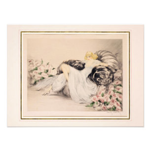 Foto Peonies, 1935, por Louis Icart