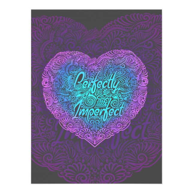 Foto Perfeitamente imperfeito, com citação positiva (Frente)