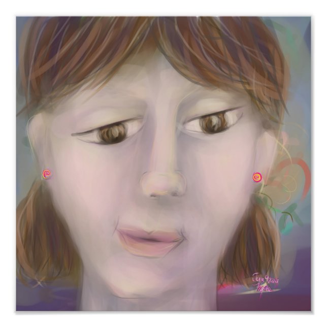 Foto Personalidade Retrato 12x12 Edição limitada, 9 de  (Frente)