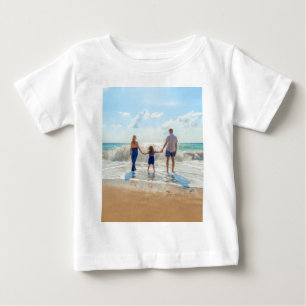 Foto personalizada - Camisa do bebê com seu Design
