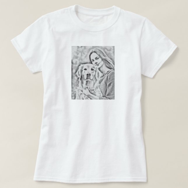 Foto Personalizada Camiseta do Dia das Mães Modern (Frente do Design)