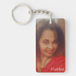 Foto personalizada | Chaveiro de acrílico cônico