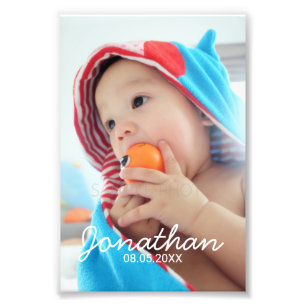 Foto personalizada com nome e data