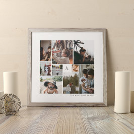 FOTO PERSONALIZADA DA FAMÍLIA COLLAGE POSTER E IMP