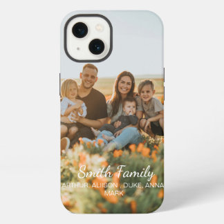 Foto personalizada da família com nomes personaliz