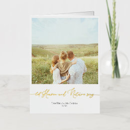 Foto Personalizada da Família do Cartão de Natal N