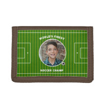 Foto personalizada de campo do futebol verde moder