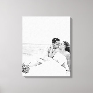 Foto personalizada de casamento e Canvas de letras