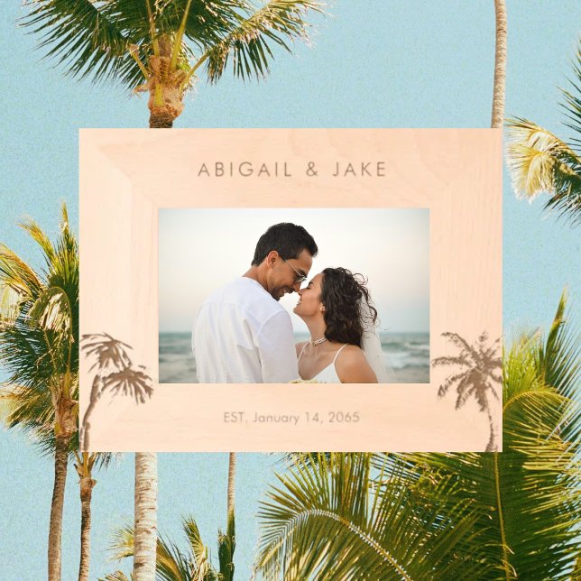 Foto personalizada de casamento em praia (Criador carregado)