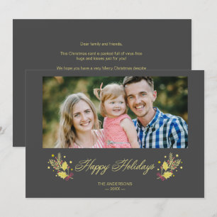 Foto Personalizada de Feriados Felizes Clássicos 