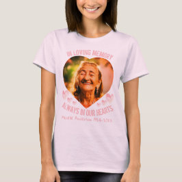 foto personalizada de forma cardíaca e T-Shirt