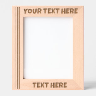 Foto personalizada de madeira