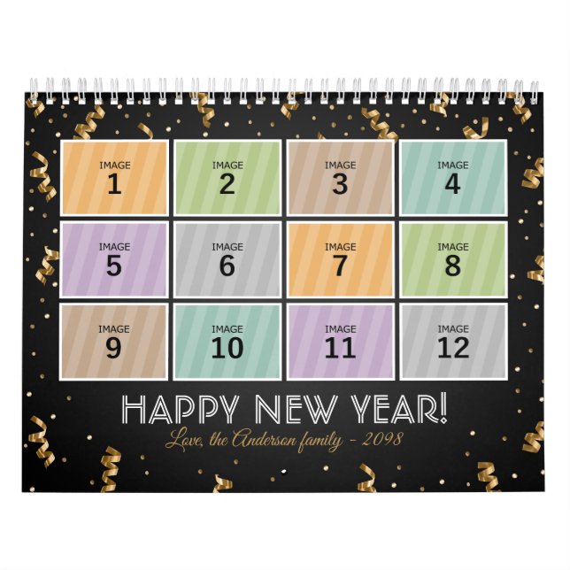 Foto Personalizada De Modelo De Calendário Da Famí (Capa)