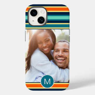 Foto Personalizada De Monograma Com Faixa Laranja 