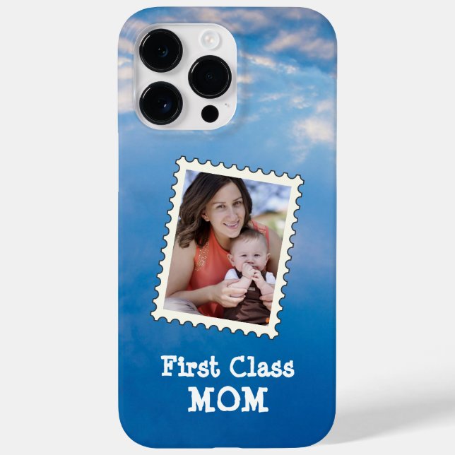 Foto personalizada de primeira classe Mãe melhor m (Verso)