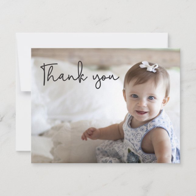 Foto personalizada de primeiro aniversário da Baby (Frente)