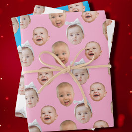 Foto Personalizada Do Rosto Do Bebê Face 3 Fotos