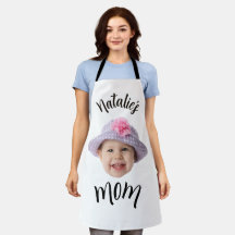 Foto Personalizada do Rosto do Bebê Nome Nova Mãe 