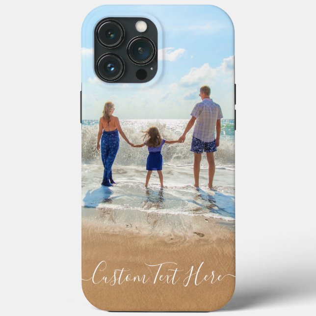 Foto personalizada e capas de iphone de texto do s (Verso)