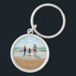 Foto personalizada e Chaveiro de texto exclusivo d<br><div class="desc">Foto e texto personalizados - Design único - Família personalizada/amigos ou presente pessoal - Adicione seu texto e foto - Redimensionar e mover elementos com a ferramenta de personalização!</div>