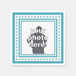 FOTO PERSONALIZADA E guardanapos de papel COR