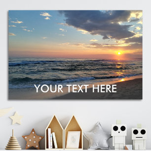 Foto Personalizada E Poster de Texto Personalizado