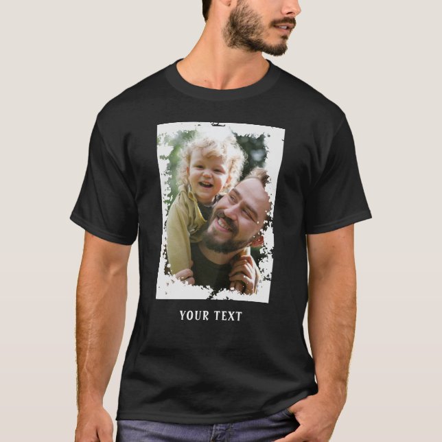 Foto personalizada e T-Shirt personalizado (Frente)