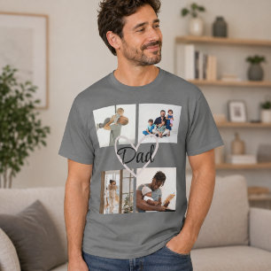 Foto personalizada e texto - Camisa do dia do pai