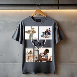 Foto personalizada e texto - Camisa do dia do pai