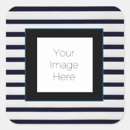 Foto personalizada em branco e preto adesivo