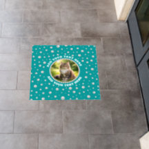 Foto Personalizada em Círculo de Pérolas em Verde-