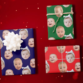 Foto Personalizada Engraçada Do Bebê Face 3 Fotos